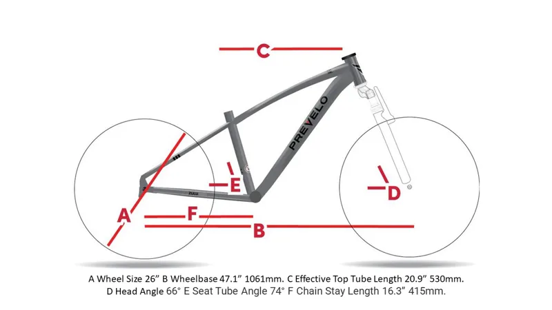 Prevelo Zulu Five 26 inch Kids Complete Bike Go-Go Grey-4